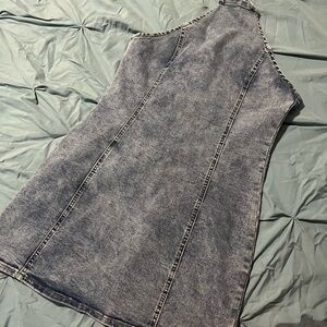 Denim Halter Dress